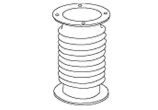 丸型形状ジャバラの画像